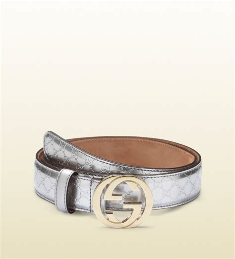 silver gg gucci belt|gucci belt women silver.